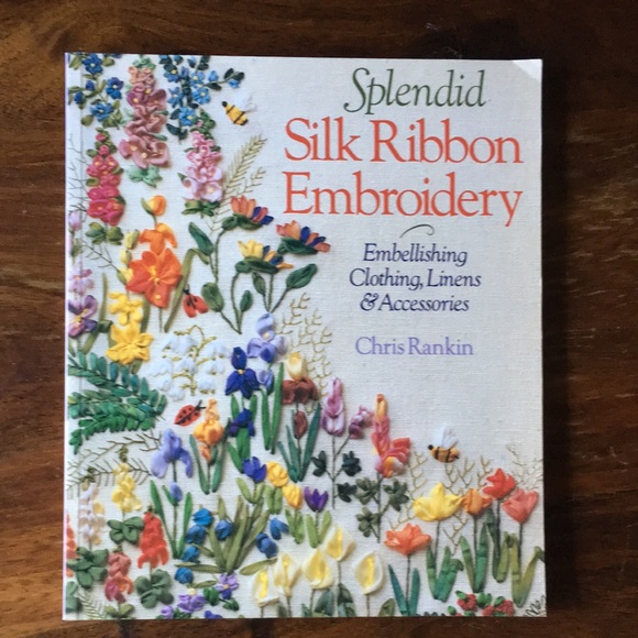Vintage Bundle of 4 Embroidery Books - Crewel Bullion Stitch Hand Silk Ribbon - Picture 9 of 14